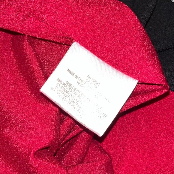 Dress The Populaion Emma Spaghetti Body-Con Dress in Red Wome XS - Picture 10 of 11